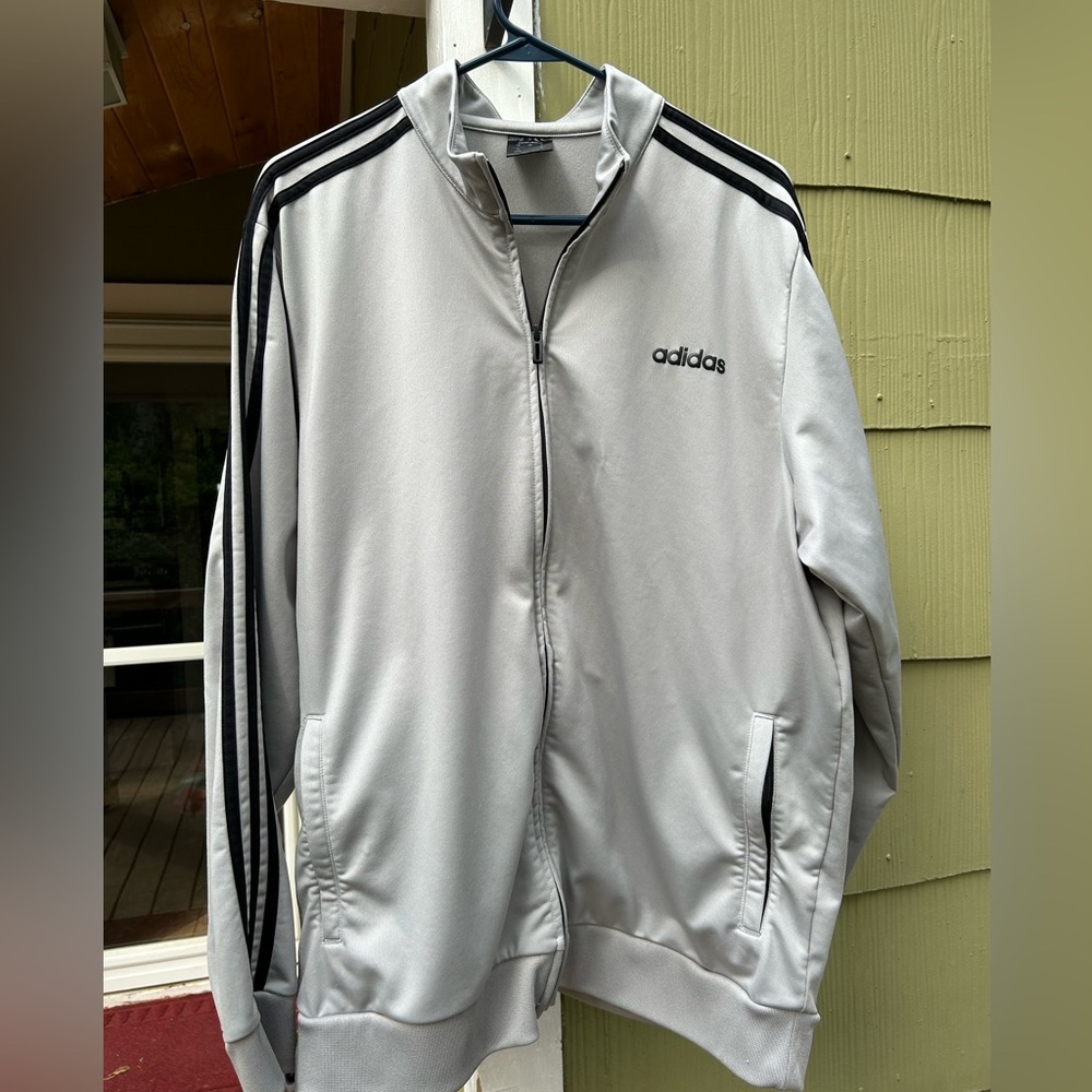 Adidas XL Grey Track Jacket